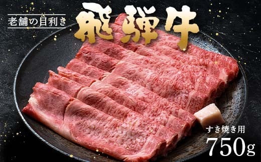 牛肉 飛騨牛 ロース肉 すき焼き用 750g 牛 肉 ロース すきやき 赤身 飛騨 F4N-1742岐阜県中津川市45000肉牛肉