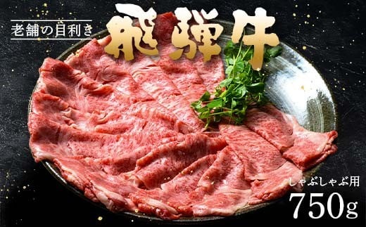 牛肉 飛騨牛 ロース肉 しゃぶしゃぶ用 750g 牛 肉 ロース しゃぶしゃぶ 赤身 飛騨 F4N-1743岐阜県中津川市45000肉牛肉