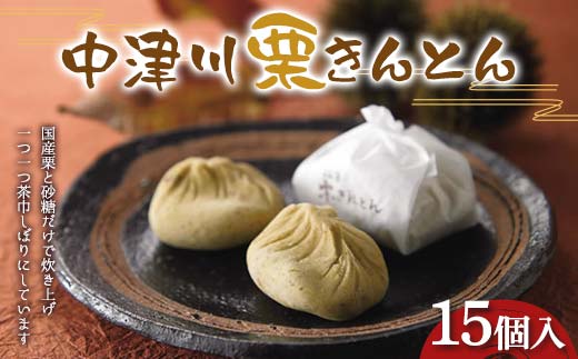 〈御菓子司 恵那福堂〉中津川栗きんとん15個入 F4N-2437岐阜県中津川市18000菓子・スイーツその他 和菓子