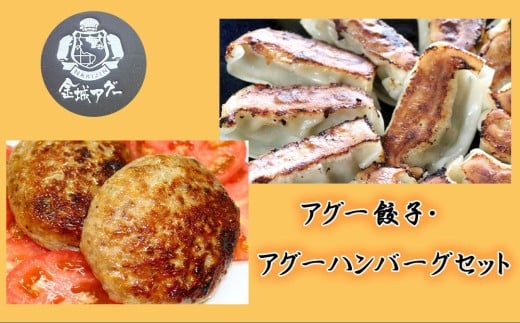 金城ミート アグー餃子・アグーハンバーグセット沖縄県今帰仁村11000肉豚肉