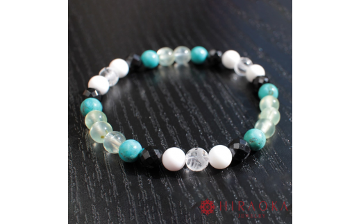 仕事運アップ!パワーストーンブレスレット(仕事03)・6mm玉 (17.4cm)高知県須崎市74000衣類・装飾品・工芸品アクセサリー