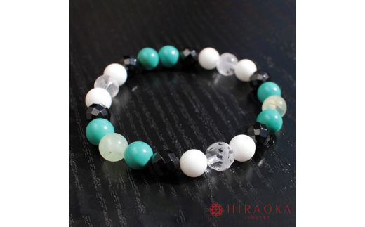 仕事運アップ!パワーストーンブレスレット(仕事03)・8mm玉 (18.4cm)高知県須崎市80000衣類・装飾品・工芸品アクセサリー