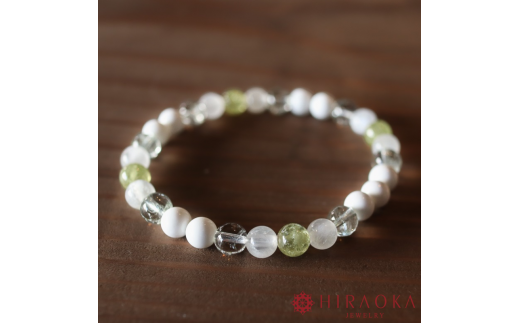 ご縁結びパワーストーンブレスレット(縁結び01)・6mm玉 (20.4cm)高知県須崎市70000衣類・装飾品・工芸品アクセサリー