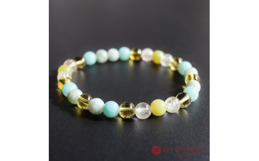 黄金快適ライフ☆パワーストーンブレスレット(金運04)・6mm玉 (19.2cm)高知県須崎市70000衣類・装飾品・工芸品アクセサリー