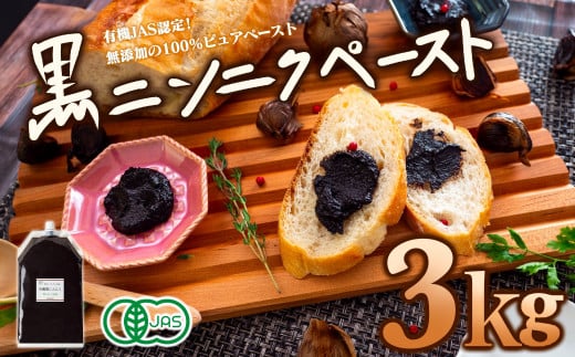 有機黒にんにくペースト 3kg | オーガニック 有機栽培 健康食品 高知県産 須崎市高知県須崎市144000野菜・きのこその他 野菜