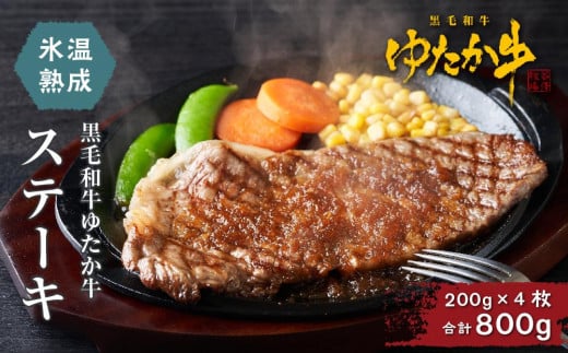 氷温熟成 黒毛和牛ゆたか牛ステーキ愛知県豊田市36000肉牛肉