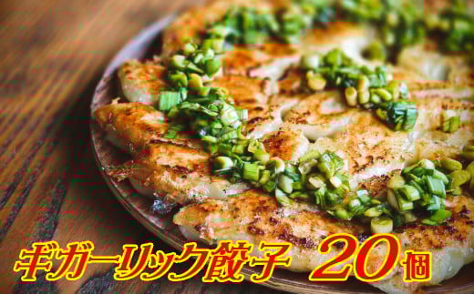 パワーみなぎる!ギガーリック餃子 20個入【特製葉にんにくのたれ付】青森県三戸町12000鍋セット・総菜・加工食品総菜