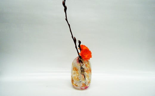 西伊豆ガラス「一輪挿し」 伊豆 ガラス 花瓶 花 フラワー ピンク ブルー 手作り 黄金崎クリスタルパーク静岡県西伊豆町14000衣類・装飾品・工芸品その他 装飾品・工芸品