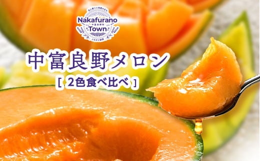 【2026年発送】【鈴和産】遠藤ファームの食べ比べ赤青セット北海道中富良野町16000果物・フルーツメロン・スイカ
