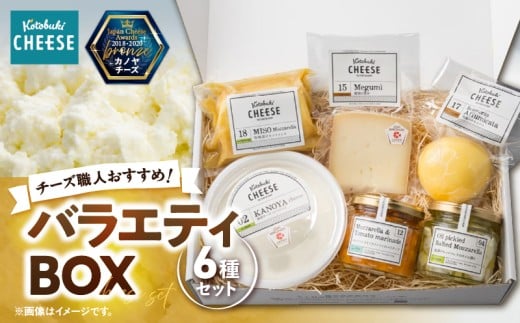 1216 バラエティBOX6種類 チーズ職人おすすめ! KN087-003鹿児島県鹿屋市14000卵・乳製品チーズ