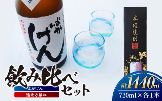 1922 「よかげん」「遥彼方染紅」720ml 各1本 飲み比べセット KN080-005鹿児島県鹿屋市15000酒・アルコール焼酎
