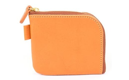 栃木レザー使用|やわらか本革Lジップミニ財布|Lzip wallet small 02|キャメル|minca(全6色)栃木県栃木市34000衣類・装飾品・工芸品財布