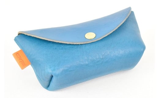 【全6色】栃木レザー ミニポーチ02S 小物入れ ピルケース/Pouch 02/S/ブルー/minca 428【ファッション 人気 おすすめ 】栃木県栃木市19000衣類・装飾品・工芸品その他 装飾品・工芸品