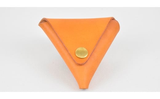 【minca】 栃木レザーの三角コインケース小 小銭入れ コンパクト 小さめ/Coin purse 01/キャメル 469【雑貨 ファッション 人気 おすすめ 】栃木県栃木市11000衣類・装飾品・工芸品財布
