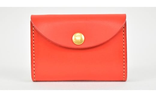 【minca】 栃木レザーのコインケース 小銭入れ カードも入る コンパクト/Coin purse 02/レッド 475【雑貨 ファッション 人気 おすすめ 】栃木県栃木市33000衣類・装飾品・工芸品財布