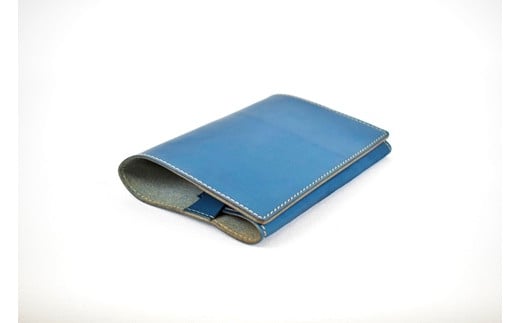 【minca】栃木レザーのブックカバー 文庫本サイズ 本革 /Book cover 01/ブルー 490【玩具 雑貨 日用品 人気 おすすめ 】栃木県栃木市30000雑貨・日用品文房具