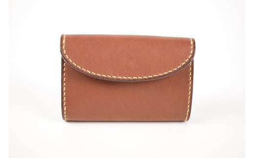 【minca】栃木レザーの三つ折り財布 ミドルサイズ ハンドステッチ滑らかな手触り/Middle wallet 01/チョコ 518【雑貨 ファッション 人気 おすすめ 】栃木県栃木市97000衣類・装飾品・工芸品財布