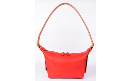 【minca】】栃木レザーのショルダーバッグ02M 斜めがけ コンパクトサイズ/Shoulder bag 02M/レッド 533【かばん ファッション 人気 おすすめ 】栃木県栃木市127000衣類・装飾品・工芸品鞄・バッグ