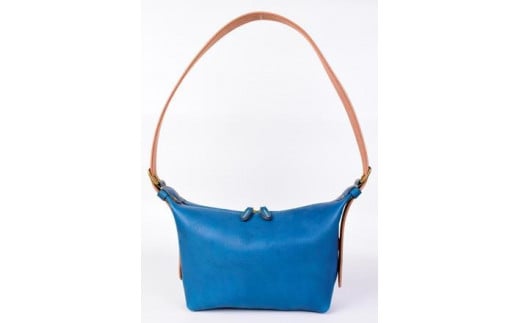 【minca】】栃木レザーのショルダーバッグ02M 斜めがけ コンパクトサイズ/Shoulder bag 02M/ブルー 533【かばん ファッション 人気 おすすめ 】栃木県栃木市127000衣類・装飾品・工芸品鞄・バッグ