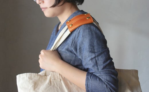 栃木レザー使用|バッグの本革持ち手カバー 2個セット|Handle cover|キャメル|minca(全7色)栃木県栃木市12000衣類・装飾品・工芸品鞄・バッグ