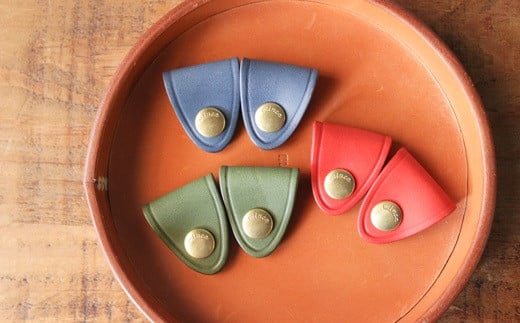 【minca】栃木レザーのコードホルダー2つ組*3セット/コードホルダー01/レッド,オリーブ,ブルー【玩具 雑貨 日用品 人気 おすすめ 】栃木県栃木市13000雑貨・日用品文房具