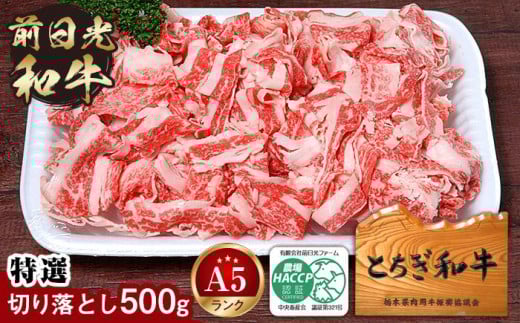 とちぎ和牛・前日光和牛(特選切り落とし500g)|肉 お肉 和牛 最高級 A5ランク A5等級 切り落とし栃木県栃木市22000肉牛肉