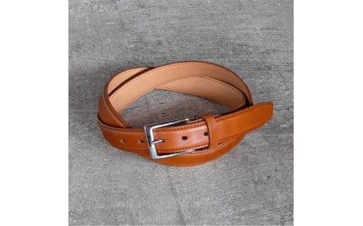 栃木レザー使用|希少ハーネスレザーの贅沢ビジネスベルト|Business belt|キャメル|minca(全3色)栃木県栃木市49000衣類・装飾品・工芸品その他 装飾品・工芸品
