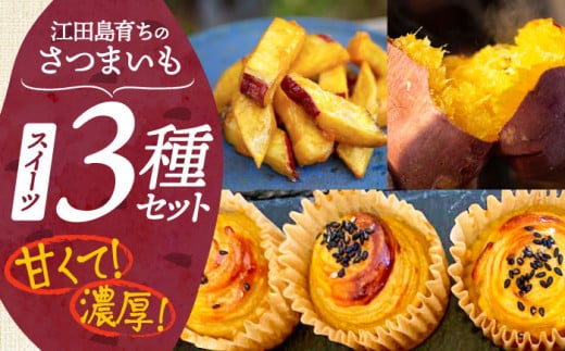 【ねっとり濃厚】てくてくのさつまいもスイーツ 3種 詰め合わせ 焼き芋 スイートポテト 大学芋 さつまいも スイーツ 詰め合わせ セット 和菓子 洋菓子 お取り寄せ グルメ 人気 おすすめ ス