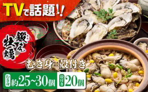 【1月10日(土)着】テレビで話題!【生牡蠣】【着日指定可能】身が引き締まったプリップリの むき身 500gと殻付き 20個セット 牡蠣 広島 かき カキ セット むき身 江田島市/有限会社寺本水