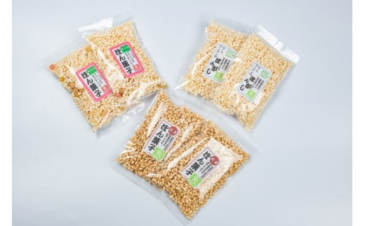 RT-01 昔懐かしい味 ぽん菓子セットA(白米・玄米・あられ)鳥取県大山町7000菓子・スイーツ煎餅・おかき