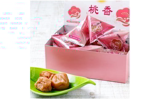 紀州南高梅 桃風味梅干(桃香)テトラピロー 12個入り 【2箱】 【US9】【uts028】和歌山県由良町13000鍋セット・総菜・加工食品漬物・梅干・キムチ