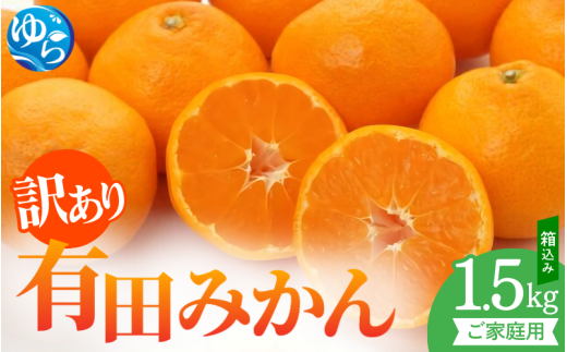 【先行予約】訳ありご家庭用有田みかん箱込み1.5s※2025年11月上旬〜2026年1月中旬に順次発送 / 和歌山県 柑橘 みかん 甘い 蜜柑 フルーツ 果物 くだもの 食品 人気  晩柑 おすすめ  産地直