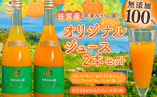 M-53 オリジナルジュース2種2本セット佐賀県太良町16000お茶・飲料果汁・野菜飲料
