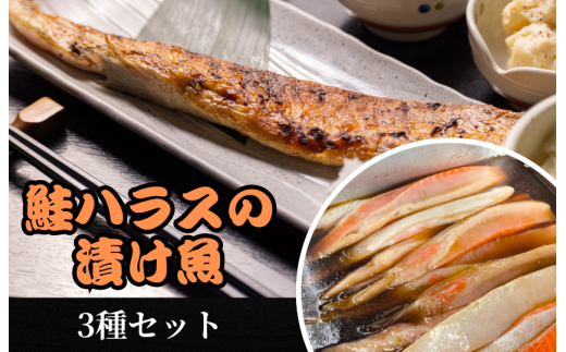 鮭ハラスの漬け魚3種セット埼玉県志木市11000魚介・海産物鮮魚