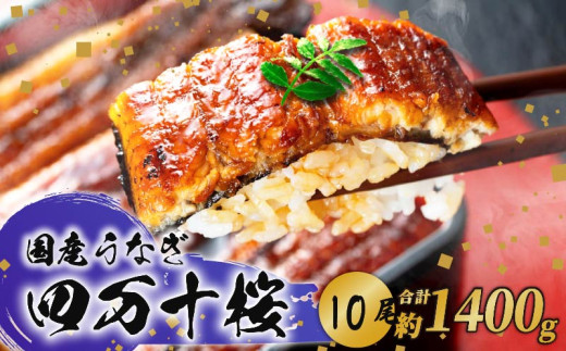 【通常用】極上国産うなぎ四万十桜 蒲焼き約140g?10尾 | うなぎ 鰻 蒲焼き 国産 四万十鰻 白焼き 調理済み タレ付き ギフト(お歳暮/お正月)高級 お取り寄せ グルメ 食べ比べ 冷凍高知県南国