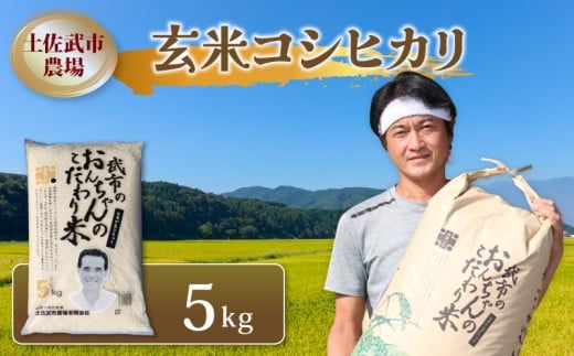 令和7年度 玄米 コシヒカリ 5キロ 数量限定 米 コメ 減農薬栽培 お米 早場米 新米 ご飯 おにぎり こめ 低化学肥料 高知県 南国市高知県南国市14000米・パン玄米・雑穀米・もち米・餅