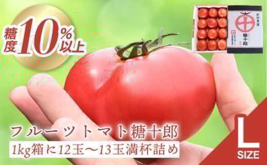 フルーツトマト糖十郎(Lサイズ)群馬県みどり市10000野菜・きのこトマト