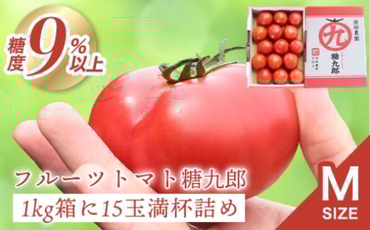 フルーツトマト糖九郎(Mサイズ)群馬県みどり市5000野菜・きのこトマト