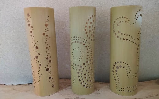 こんぱす 竹灯籠ミニ a#06三重県桑名市10000衣類・装飾品・工芸品その他 装飾品・工芸品
