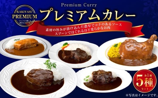 プレミアムカレー 5種セット カレーライス 牛肉 鶏肉 豚肉 湯煎 098-0017三重県桑名市33000鍋セット・総菜・加工食品総菜