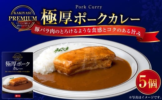 プレミアム 極厚ポークカレーセット 240g×5パック 計1.2kg カレーライス 豚肉 湯煎 098-0020三重県桑名市27000鍋セット・総菜・加工食品総菜