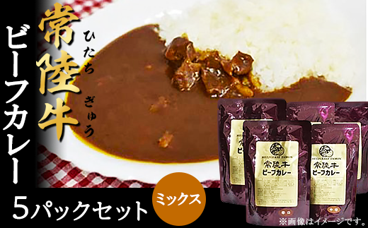 269常陸牛ビーフカレー5パックセット(ミックス)茨城県茨城町11500肉牛肉