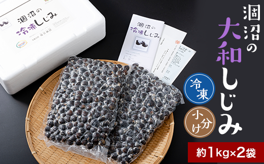 375 しじみ 約2kg 冷凍 小分け 約1kg × 2袋 規格 涸沼の大和しじみ茨城県茨城町11000魚介・海産物貝類