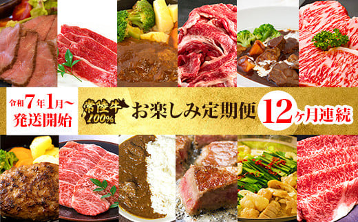 【定期便】【令和7年1月〜発送開始】【全12回】常陸牛お楽しみ定期便(12ヶ月連続でお届け) 529茨城県茨城町190000肉加工肉(ハム・ソーセージ等)
