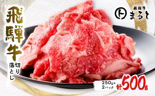 <飛騨牛> 切り落とし 500g入り(250g×2)【1418309】岐阜県養老町11000肉牛肉