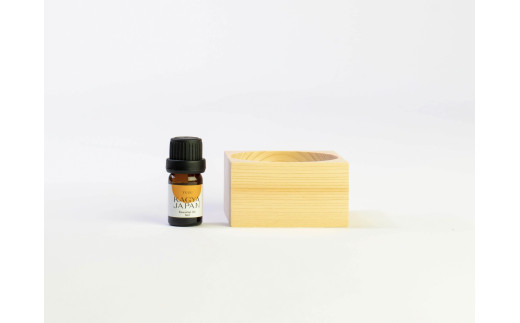 22-12 KAGYA JAPAN エッセンシャルオイル5ml【YUZU】&KAGYA JAPAN オリジナル ヒノキのディフューザー静岡県川根本町22000雑貨・日用品化粧水・乳液・美容品