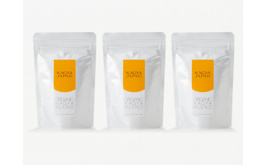 11-48 KAGYA JAPAN ORGANIC KAGYA BLEND 【Yuzu and black tea】3本セット静岡県川根本町11000お茶・飲料コーヒー・紅茶