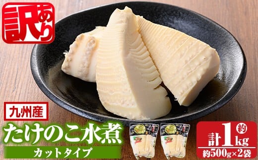 s720 《訳あり・毎月数量限定》たけのこ水煮カットタイプ(計約1kg・約500g×2袋) 鹿児島 国産 水煮 たけのこ 筍 タケノコ 煮物 炊き込みご飯 常温保存 常温 【北薩農産加工場】鹿児島県さつま