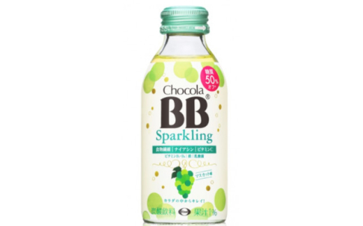 <24本>エーザイ チョコラBBスパークリング マスカット味140ml×24本【1574474】千葉県長柄町14000お茶・飲料その他 お茶・飲料
