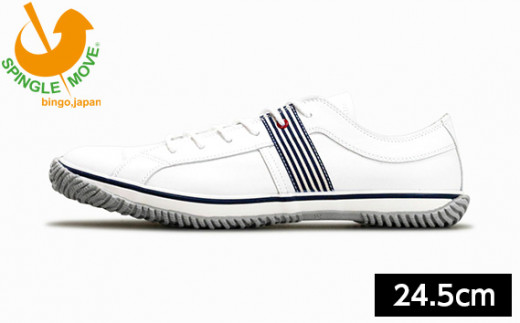 No.1001-03 SPM−168 WHT・NVY サイズS(24.5cm) / ロゴ変更前 靴 牛スムースレザー スピングル SPINGLE スピングルムーヴ スピングルムーブ SPINGLE MOVE 広島県広島県府中市65000衣類・装飾品・工芸品